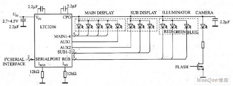 The white light LED drive circuit