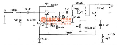High-frequency Voltage Control Oscillator Circuit Composed of Transistor