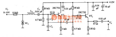 High-frequency Voltage Control Oscillator Circuit Composed of Transistor