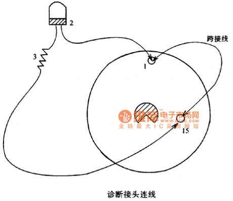 BMW 6 Series of 55-pin computer SRS system circuit diagram