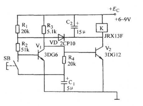 Bistable touching switch circuit