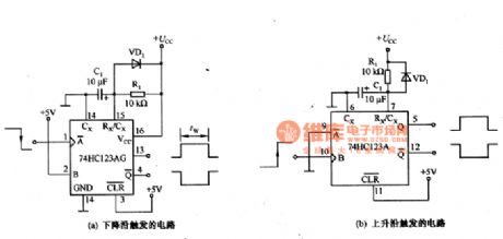 Multivibrator Circuit Composed of 74HC123