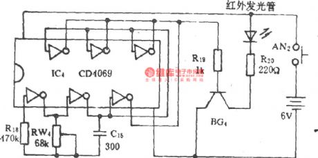 Electric fan multi-function remote control circuit
