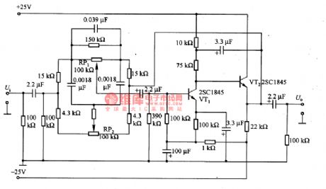 BAX type tone control circuit