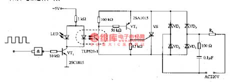 Electromagnetic valve driving circuit composed of the optical coupler