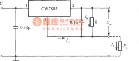 CW7805 constant current source circuit