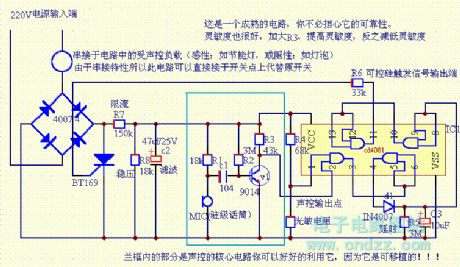 Voice control core circuit