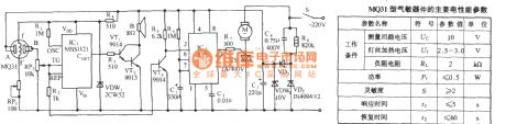 Excessive carbon monoxide automatic exhaust voice alarm circuit