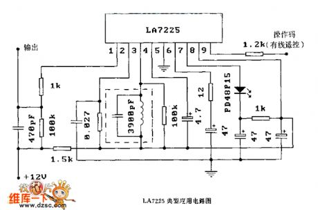 LJA7225 Typical application circuit diagram