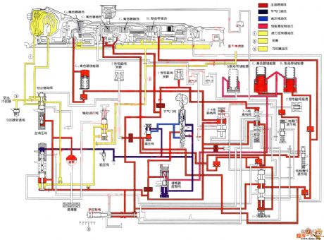 Toyota A340E automatic transmission D3 oil level circuit diagram