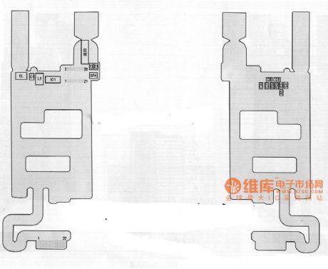 Inspur CU100 mobile phone cable components distribution diagram