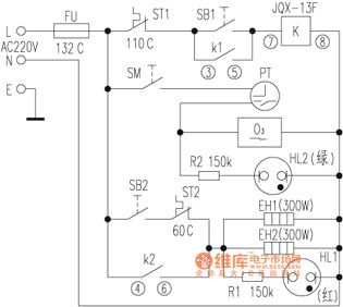 Keling ZTP-63A Type Dual Function Disinfector Cabinet Principle And Repairing Circuit