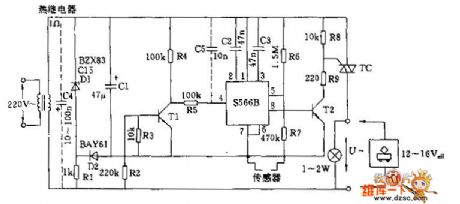 Low Supply Voltage Thyristor Control Circuit