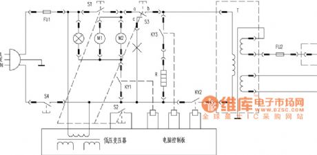 Glanz WD900B Microwave Oven Defect Circuit