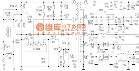 Jintaike KT-D8302 Digital Satellite Receiver Power Common Fault Repairing Circuit