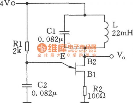 Single-junction transistor sine wave oscillator circuit