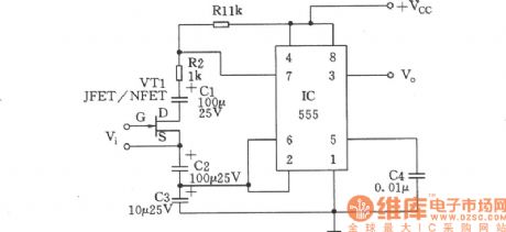 Voltage-controlled duty cycle oscillator circuit