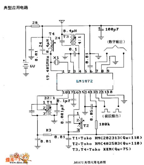 LMl872 Typical application circuit diagram