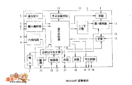 M50126P logic box circuit diagram