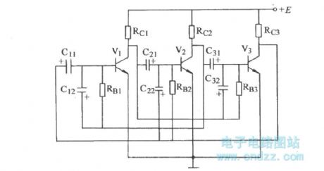 Three-tube astable circuit 2