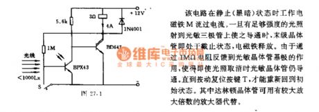 Optical breaker circuit