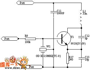 Radio remote control transmitter circuit diagram