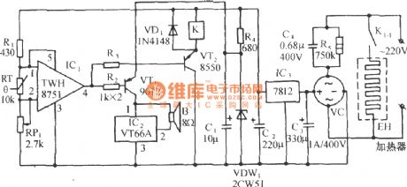 Poultry barn constant temperature control and music sound circuit