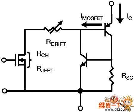 MOSFET equivalent circuit diagram of IGBT