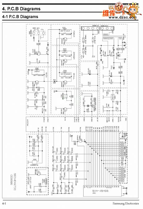 Samsung CE959 microwave circuit diagram