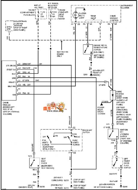 Volvo S40 alarm system circuit diagram