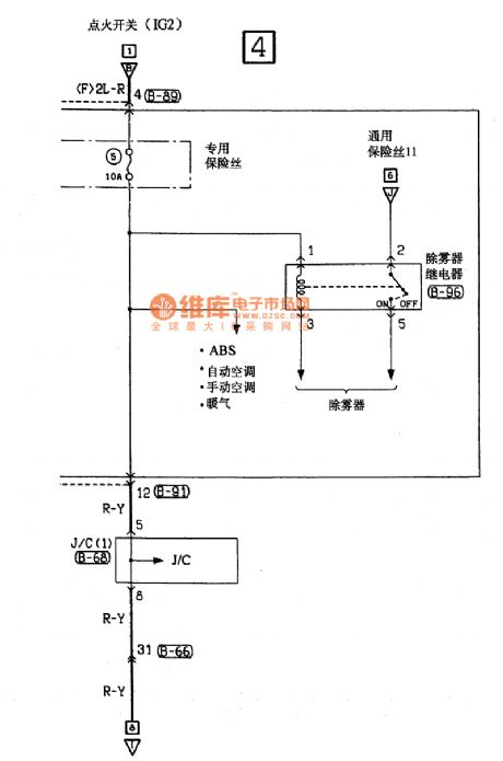 Southeast Soveran power supply electrical system circuit diagram