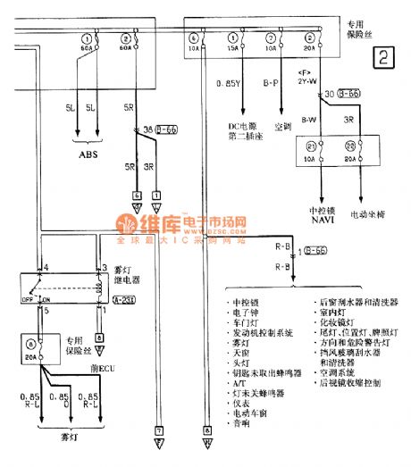 Southeast Soveran power supply electrical system circuit diagram