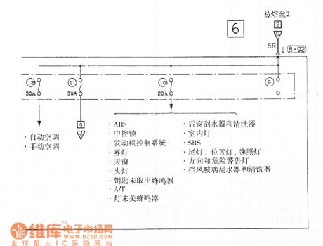 Southeast Soveran power supply electrical system circuit diagram