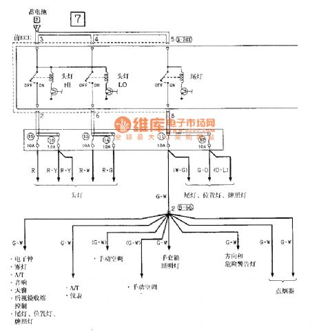 Southeast Soveran power supply electrical system circuit diagram