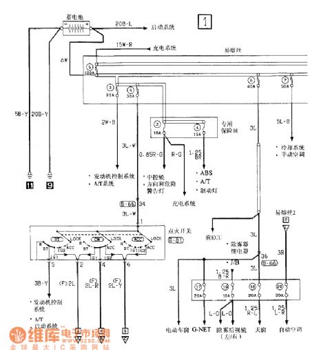 Southeast Soveran power supply electrical system circuit diagram