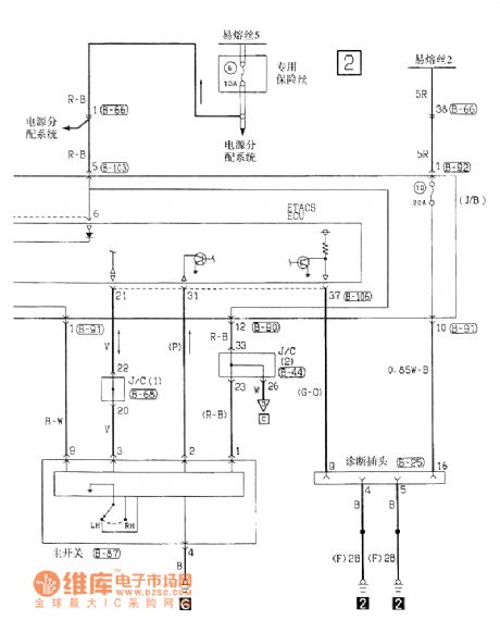 Southeast Soveran taillight electrical system circuit diagram