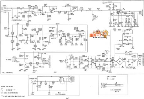 Philips SW2000 powered subwoofer circuit diagram 1