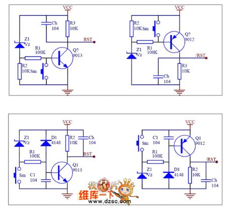 Absolutely available and reliable reset circuit diagram