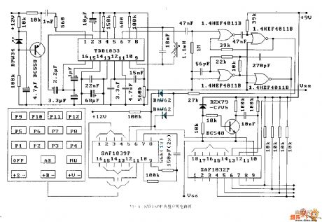 SAFl039P Typical application circuit diagram