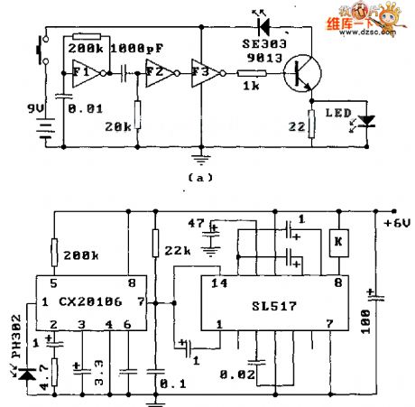 SL517 Typical application circuit diagram