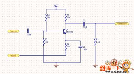 Modulation circuit diagram