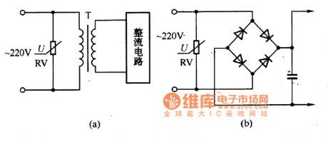 Rectifier over-current protection circuit diagram