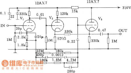 McIntosh-C22 tube preamp equalizer amplifier circuit diagram