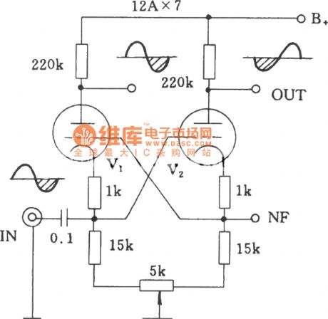 Tube differential inverter circuit