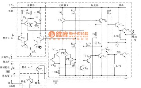5G1555 equivalent circuit diagram produced by Shanghai components 5th factory