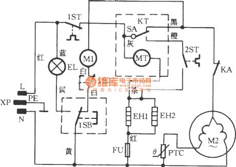 Wanbao BCD148 frost-free refrigerator circuit