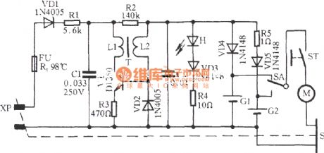 Panasonic RB28CM razor circuit