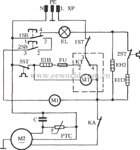 Hualing BCD182 refrigerator control circuit