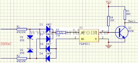 Recognized zero-crossing pulse circuit