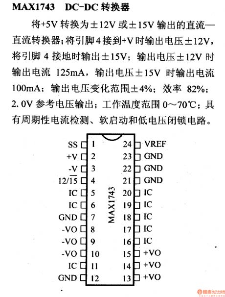 Regulator DC-DC Circuit and Pin of Power Supply Monitor and its Main Features-MAX1743